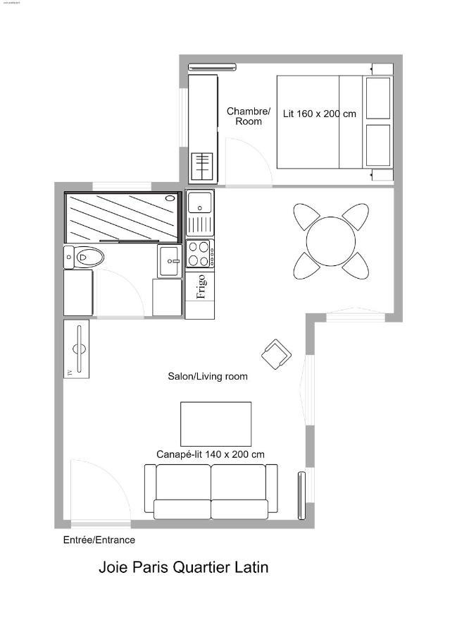 Apartament Joie Paris Quartier Latin Zewnętrze zdjęcie